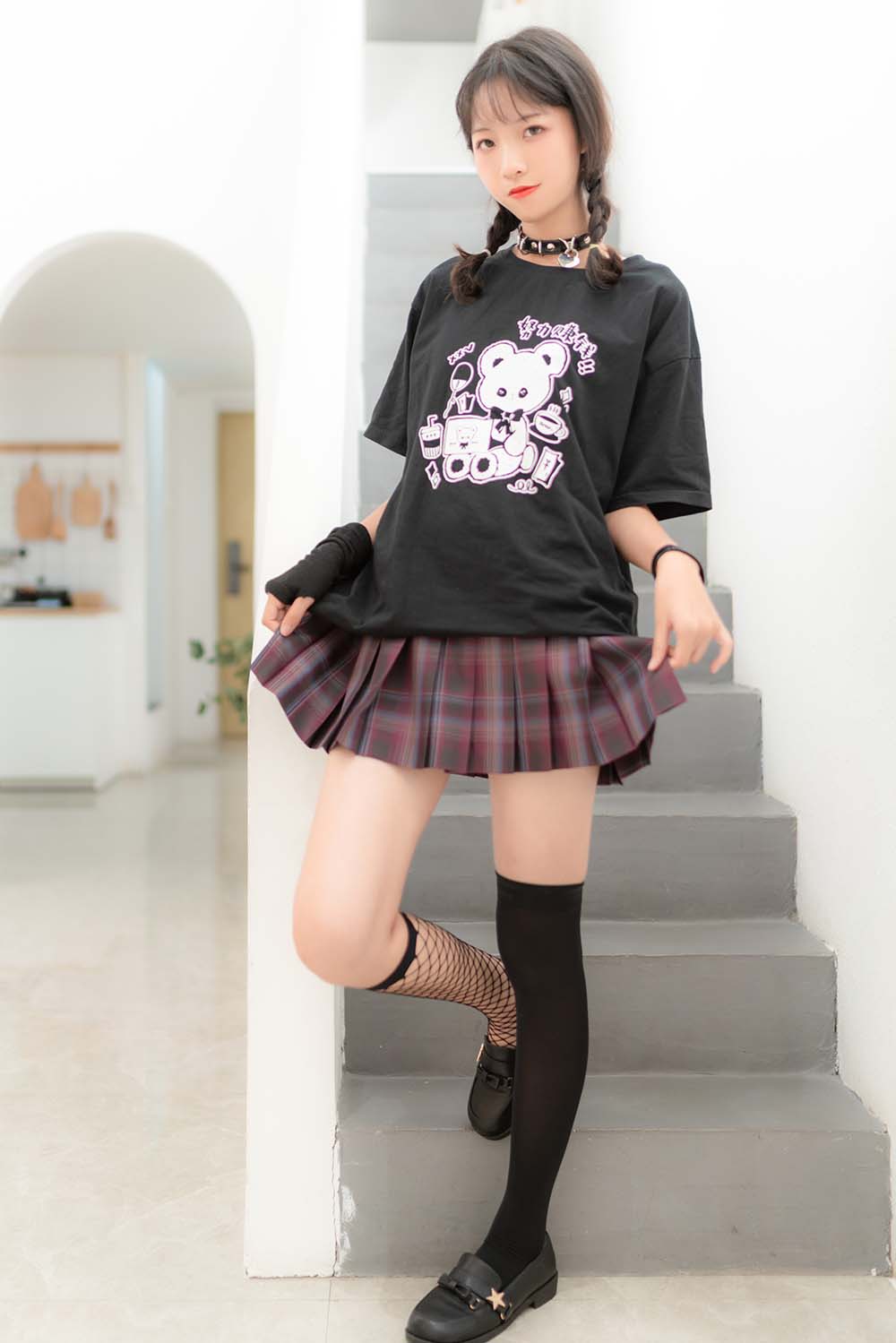 西瓜 – JK双拼袜 Cosplay-第1张
