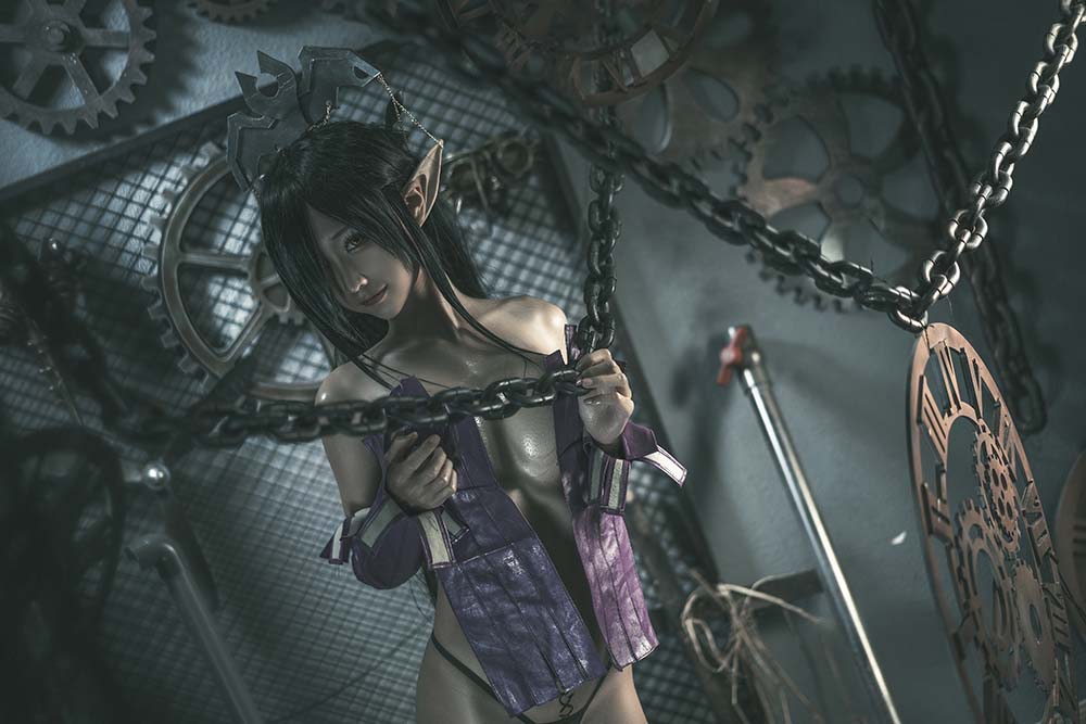 蠢沫沫 – 黑兽女王 原设 Cosplay-第1张