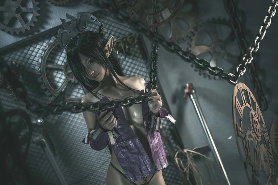 蠢沫沫 – 黑兽女王 原设 Cosplay-第1张