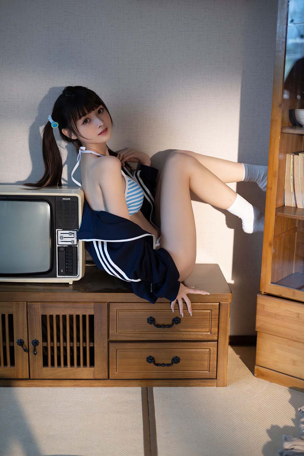 河豚抚子 – 夏日比基尼 Cosplay-第1张