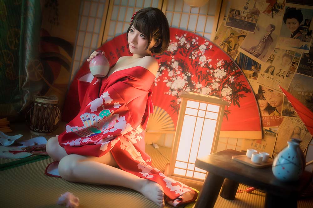 是三不是世w – 和服 Cosplay-第1张