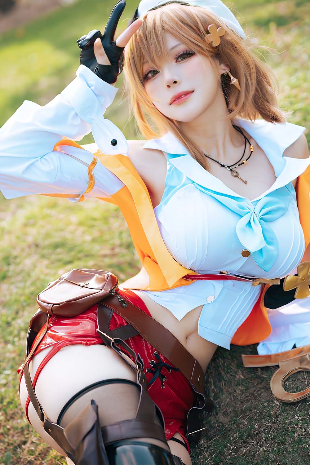 w百合欧皇子w – 碧蓝航线莱莎 Cosplay-第2张
