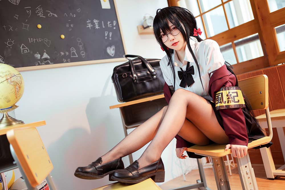二佐Nisa – 碧蓝大凤JK Cosplay-第1张