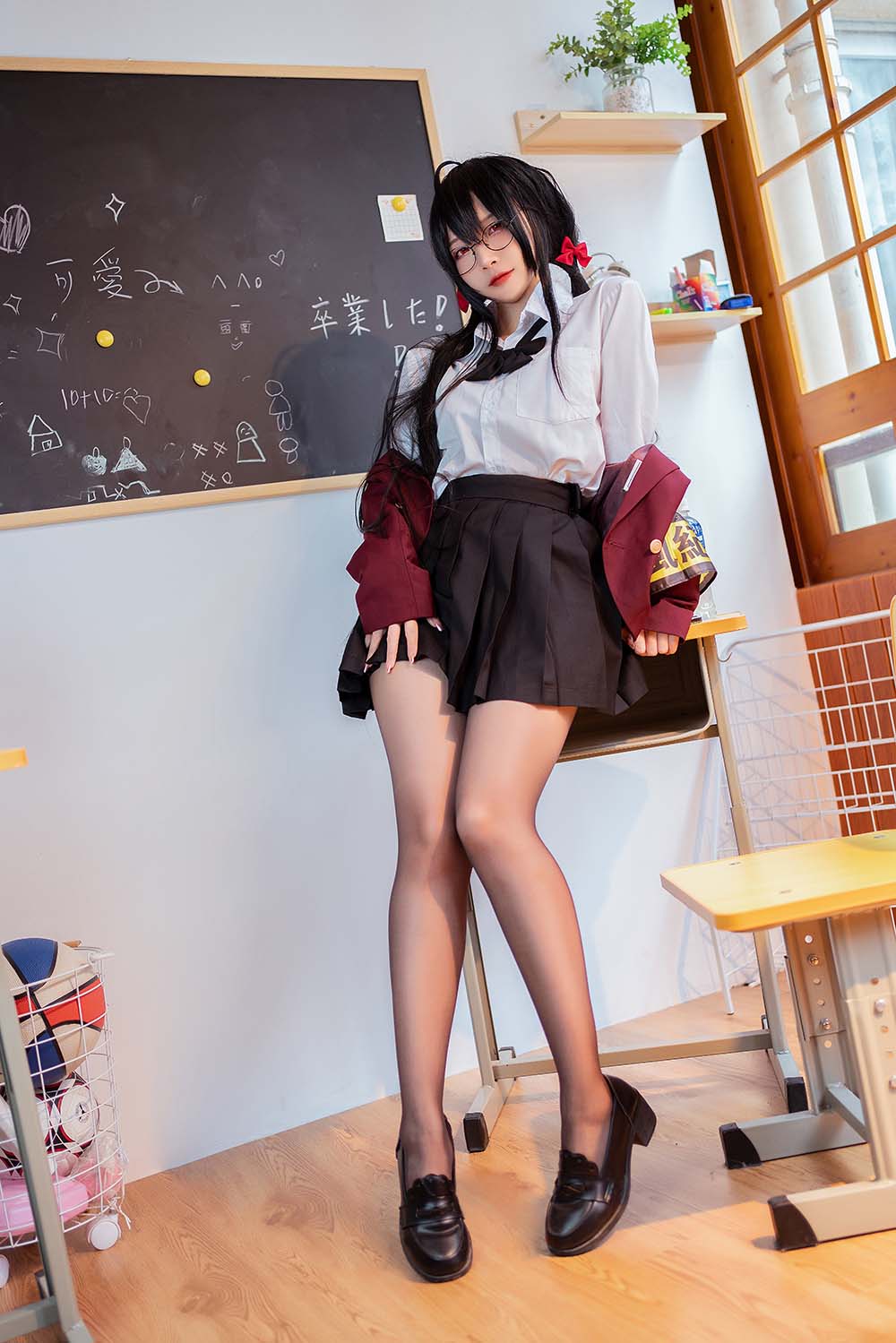 二佐Nisa – 碧蓝大凤JK Cosplay-第2张