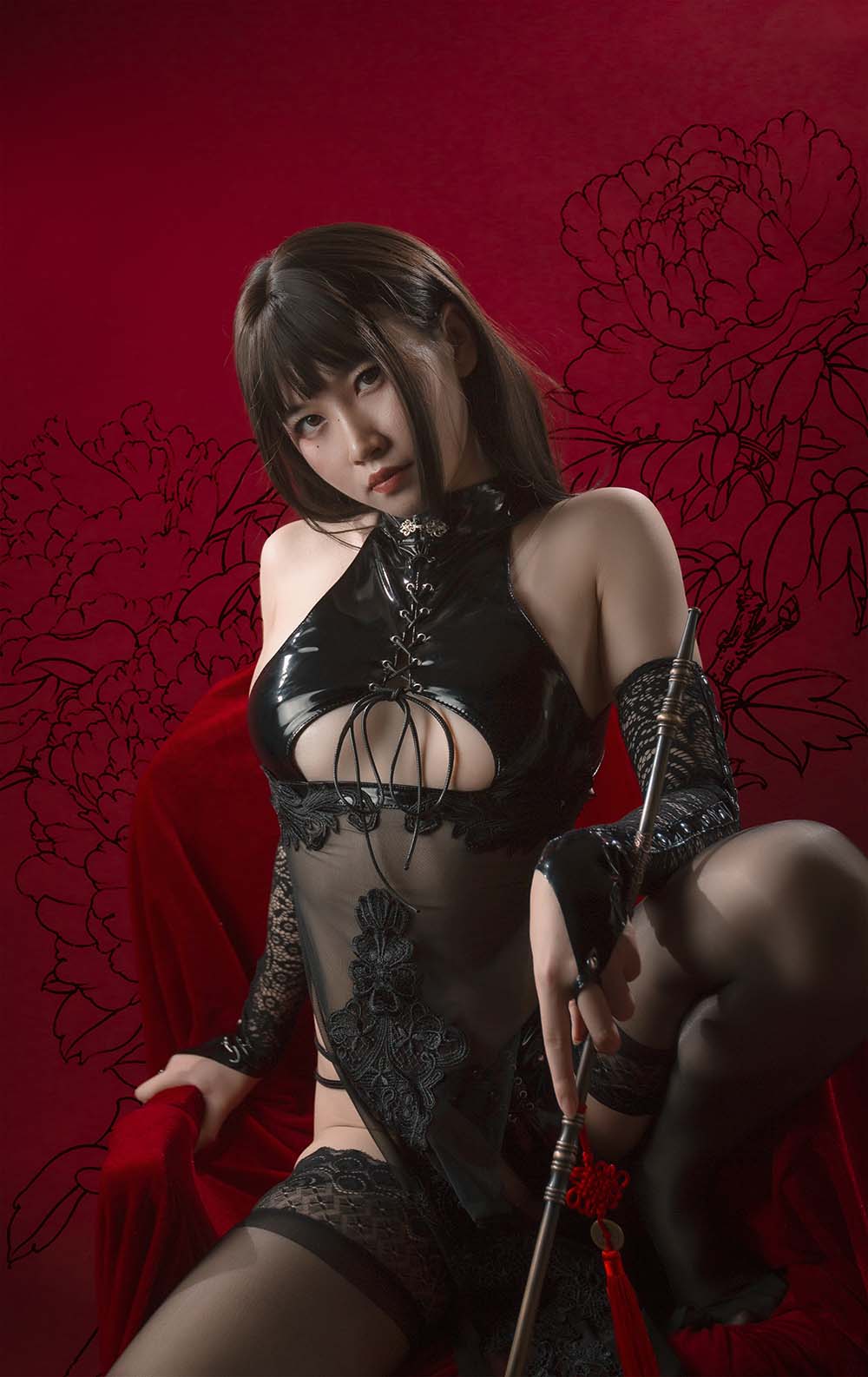 uki雨季 – 靡烟旗袍 Cosplay-第2张
