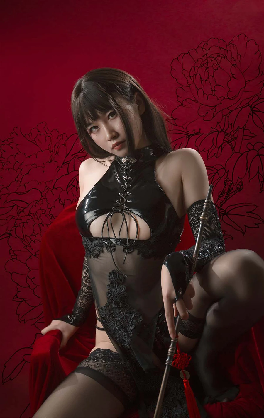 uki雨季 – 靡烟旗袍 Cosplay-第2张