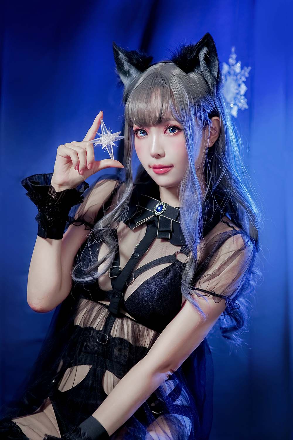 Ely_eee(ElyEE子) – オオカミ闇夜ーヨルちゃん Cosplay-第1张