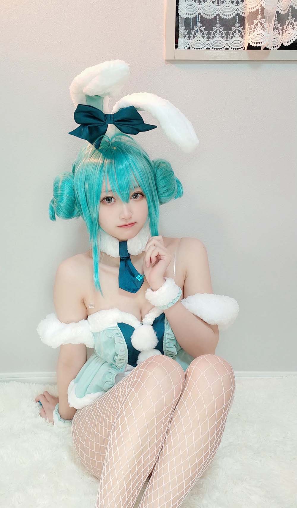 千阳(ちよ) – 初音兔女郎 Cosplay-第2张