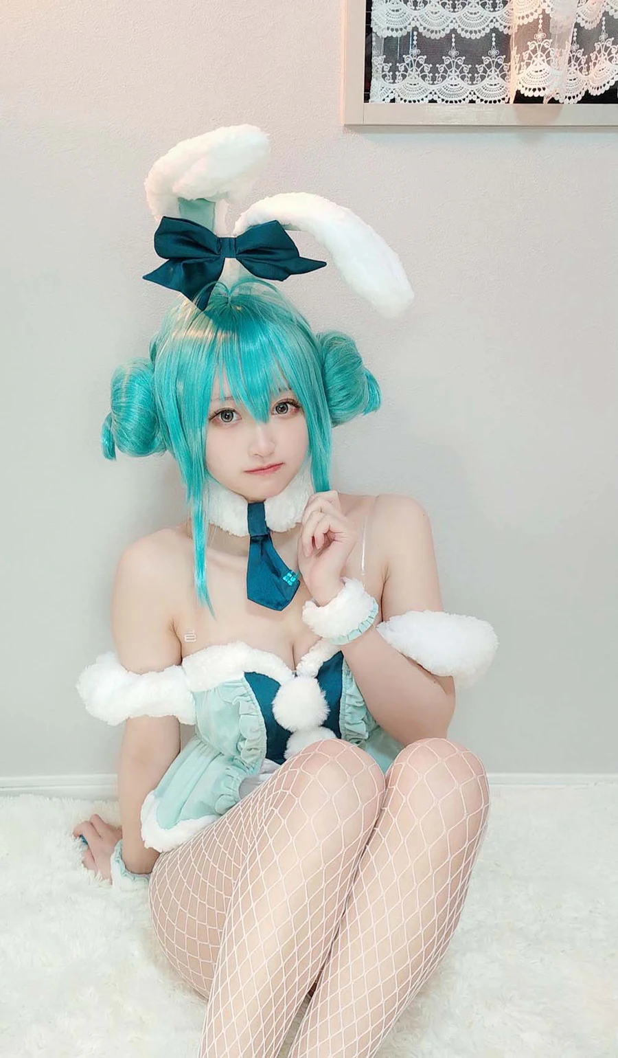 千阳(ちよ) – 初音兔女郎 Cosplay-第2张