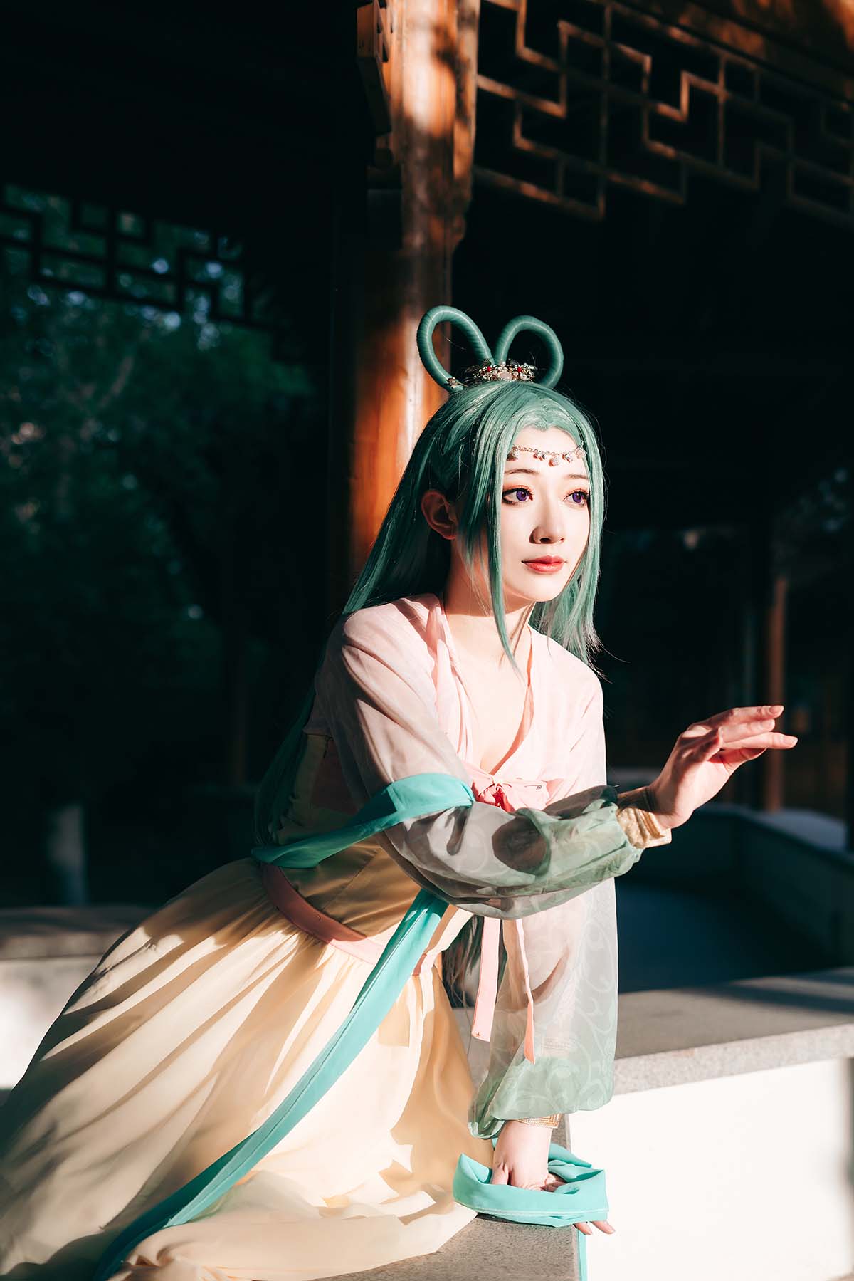 [YITUYU艺图语]2023.09.26 蓝兔宫装拟人 桃墨公子x YITUYU艺图语-第2张
