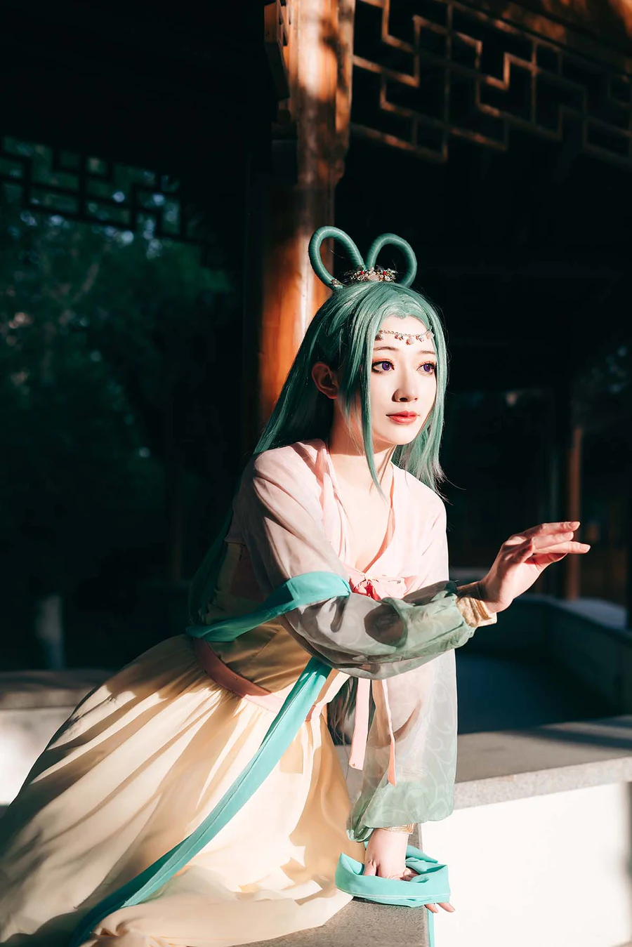 [YITUYU艺图语]2023.09.26 蓝兔宫装拟人 桃墨公子x YITUYU艺图语-第2张