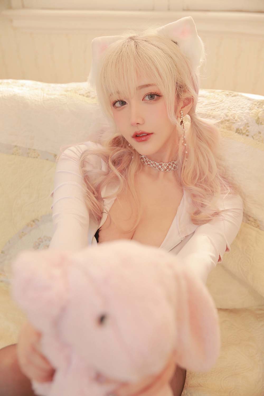 啾小妍 – 甜蜜猫女 Cosplay-第1张
