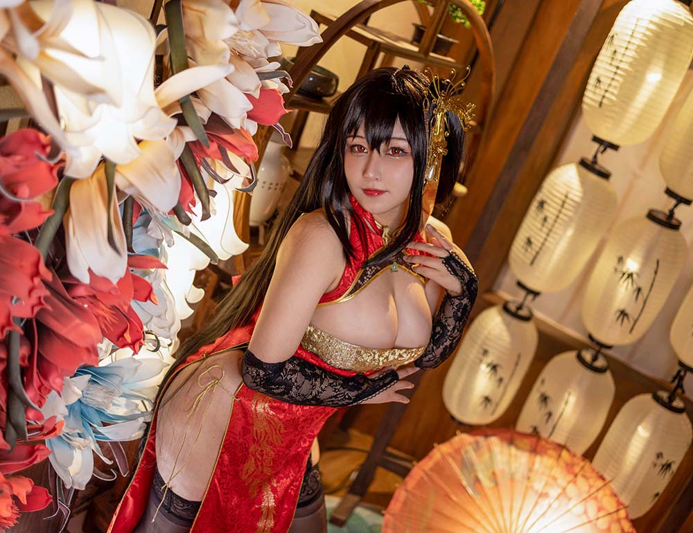 KANEKO_咔喵 – 大凤旗袍 Cosplay-第1张