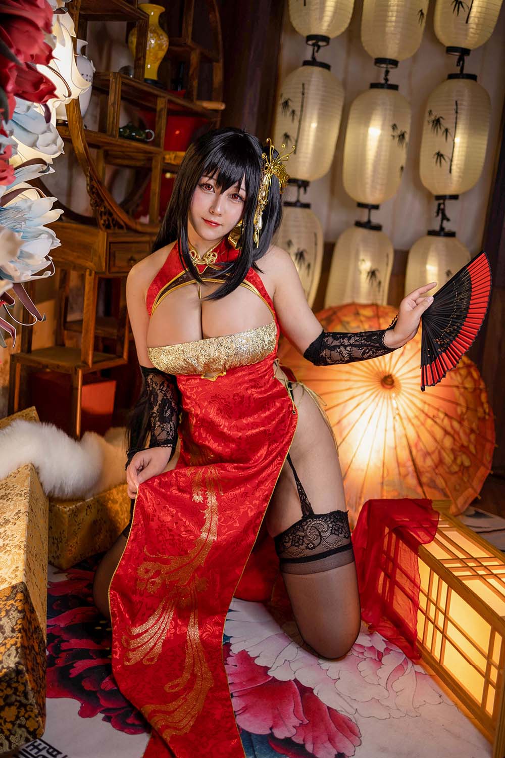 KANEKO_咔喵 – 大凤旗袍 Cosplay-第2张