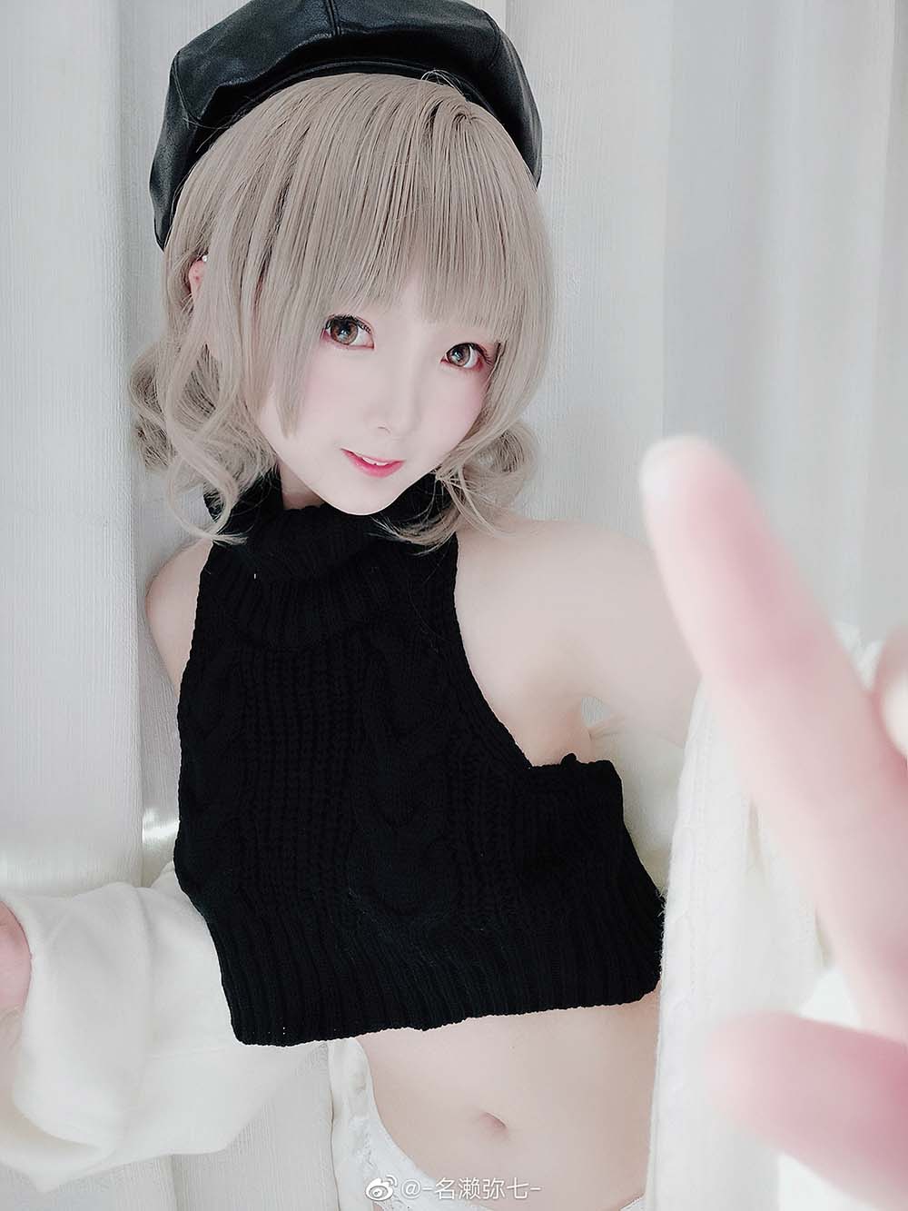 名濑弥七 – 毛衣 Cosplay-第1张