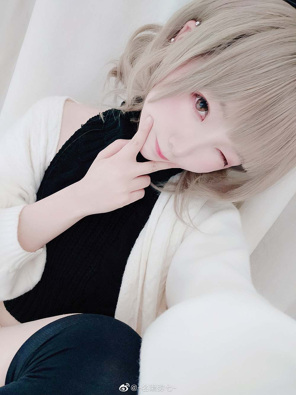 名濑弥七 – 毛衣 Cosplay-第2张