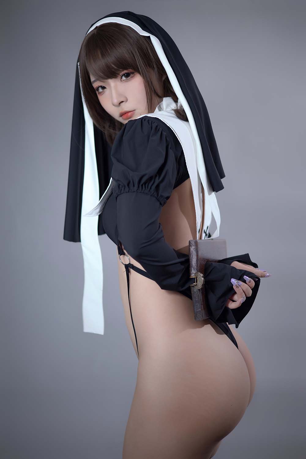 yuuhui玉汇 – 罪罚修女 Cosplay-第2张