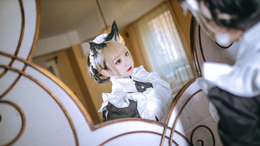 恩田直幸 – 猫女仆 Cosplay-第1张