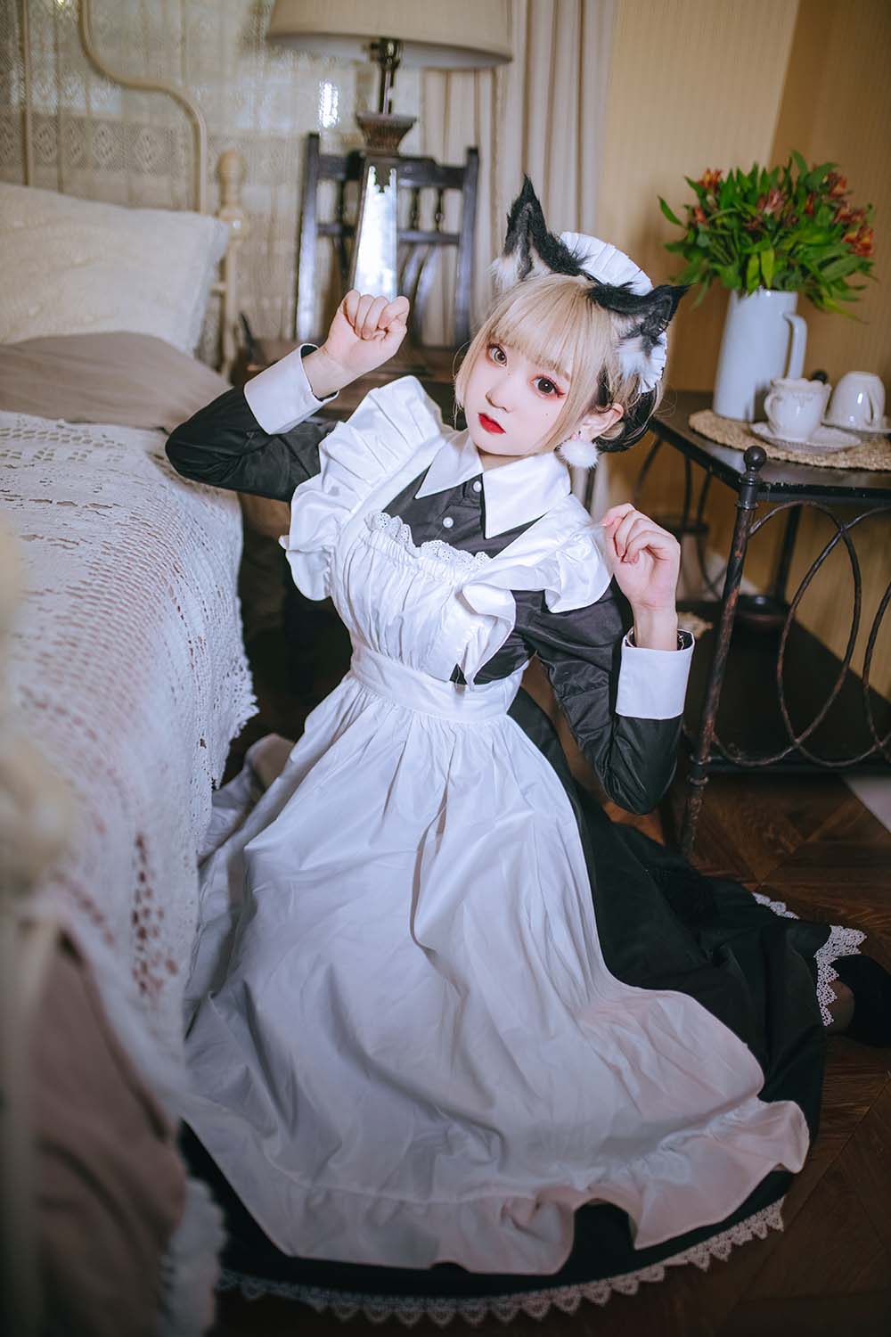 恩田直幸 – 猫女仆 Cosplay-第2张