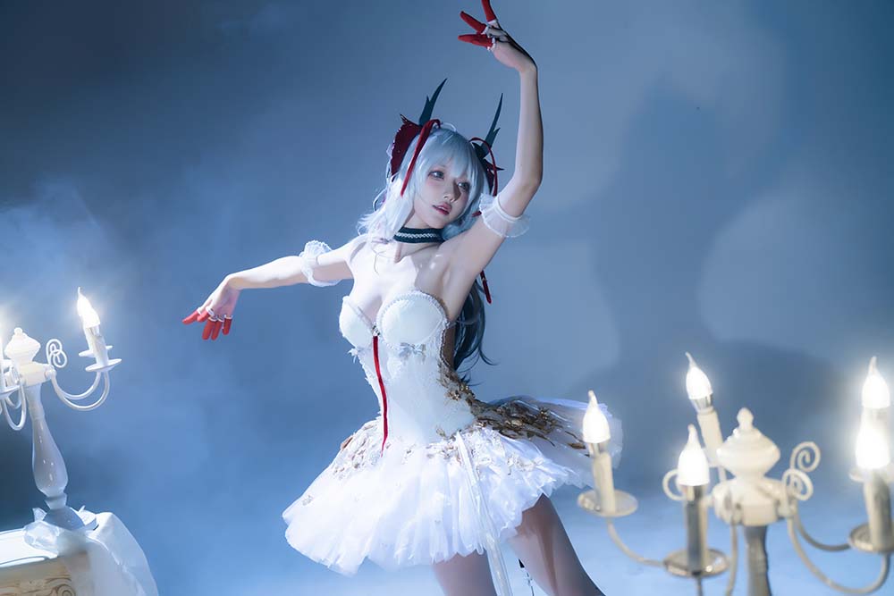 阿包也是兔娘 – 明日方舟 芭蕾 Cosplay-第2张
