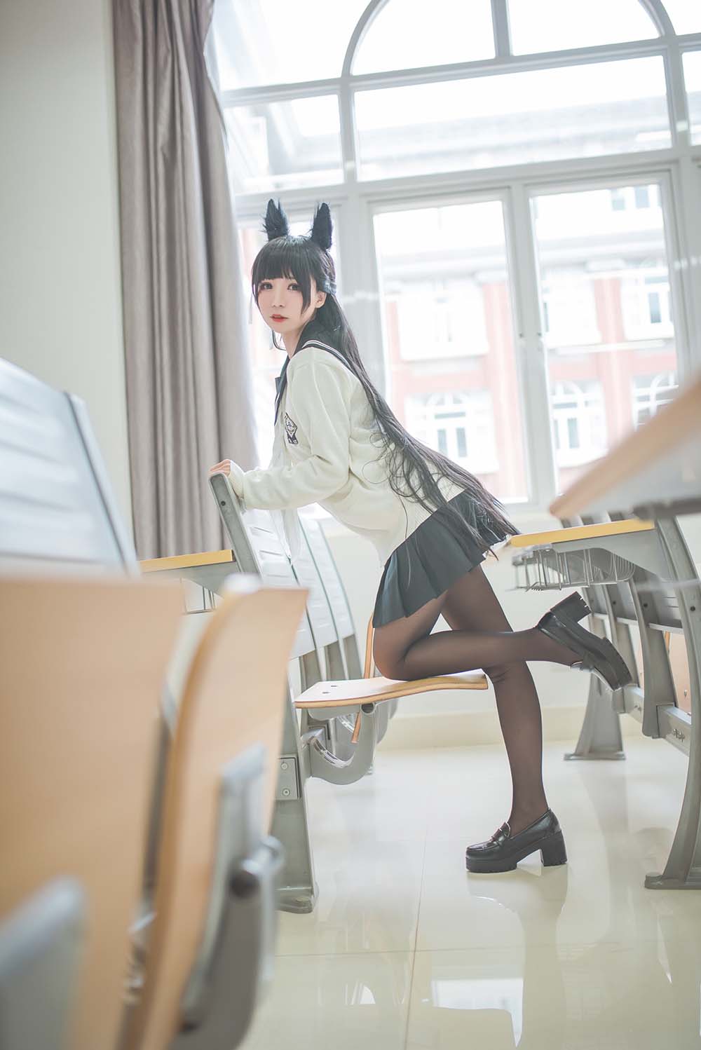 北之北 – 碧蓝航线 爱宕JK Cosplay-第1张