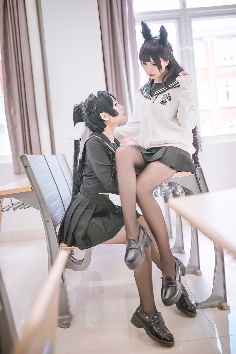 北之北 – 碧蓝航线 爱宕JK Cosplay-第2张