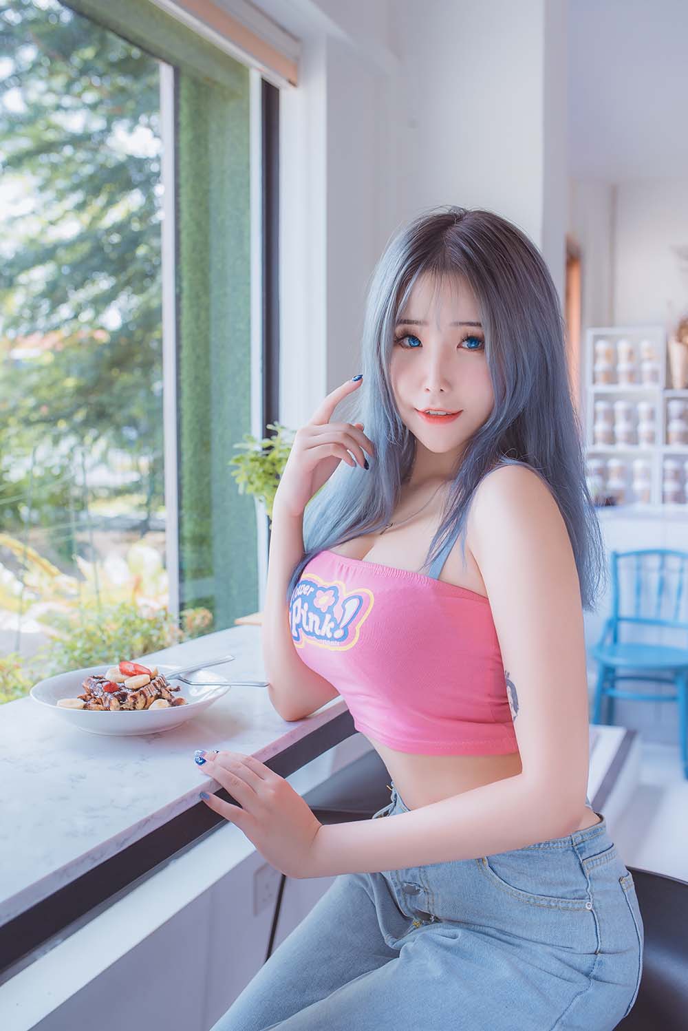 花リリ(Plant Lily) – Cafe Lily Cosplay-第2张