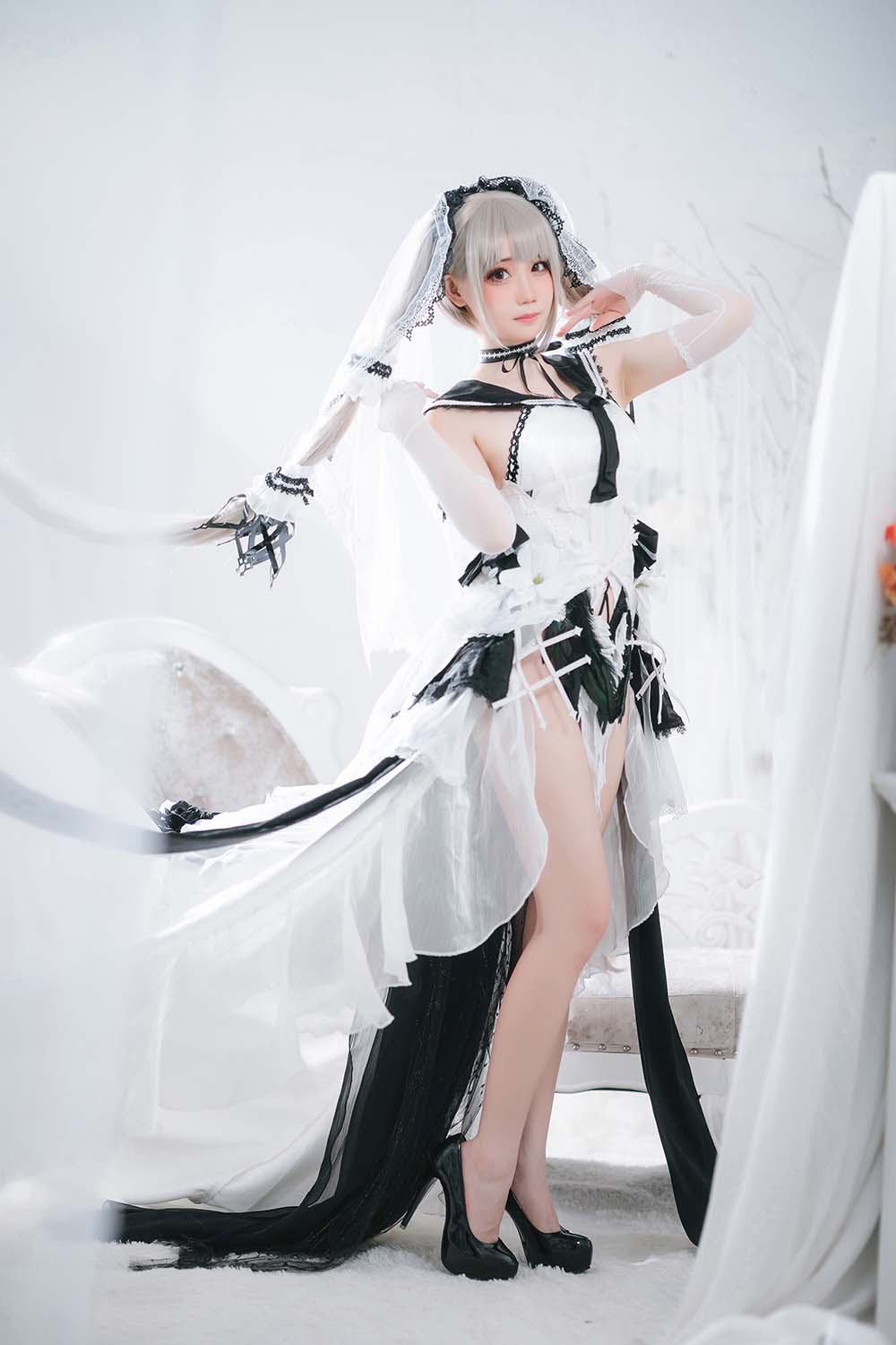 焖焖碳 – 可畏礼服 Cosplay-第1张