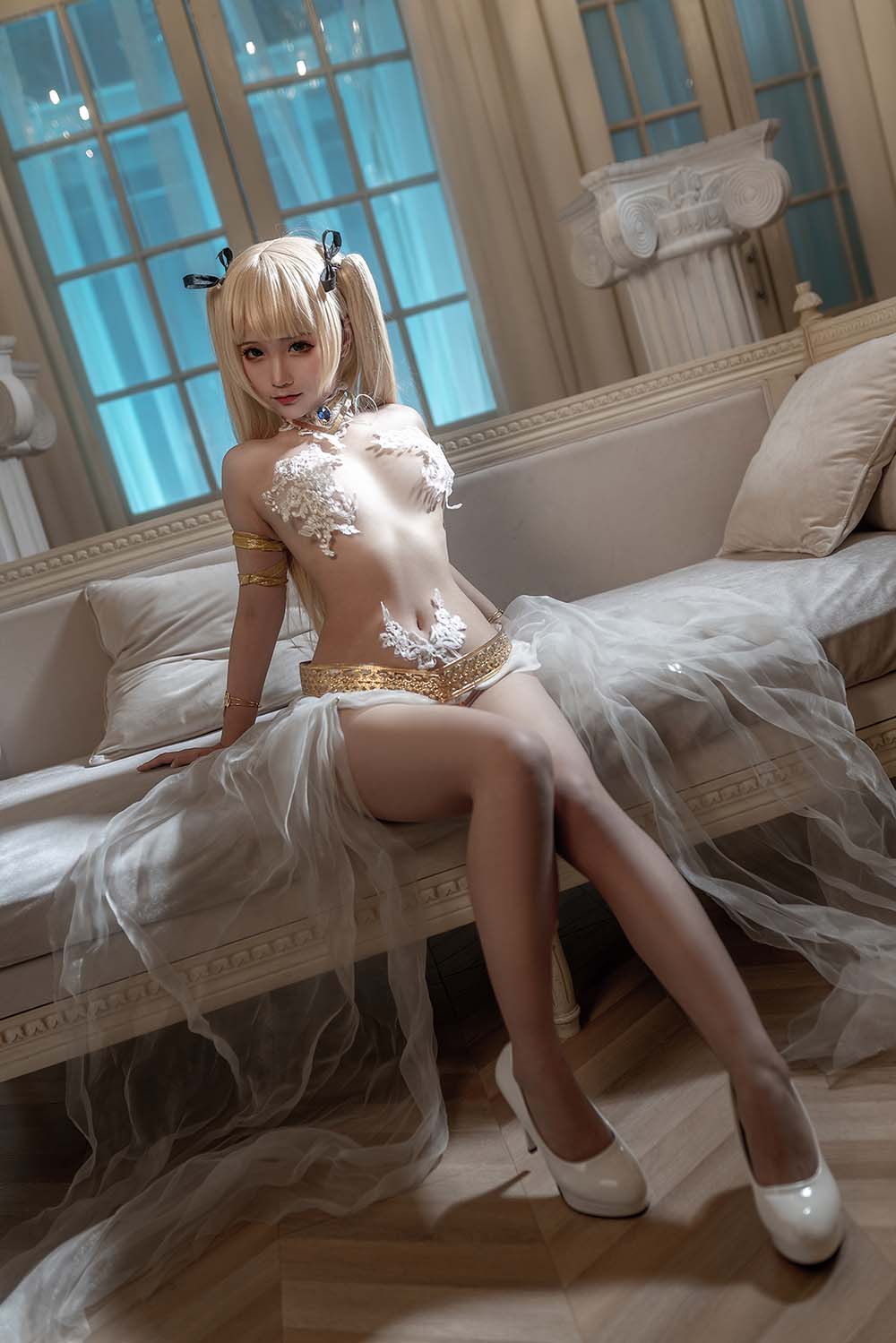 蠢沫沫 – 玛丽罗斯礼服 Cosplay-第1张