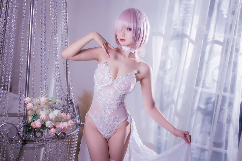 封疆疆v – 婚纱玛修 Cosplay-第1张