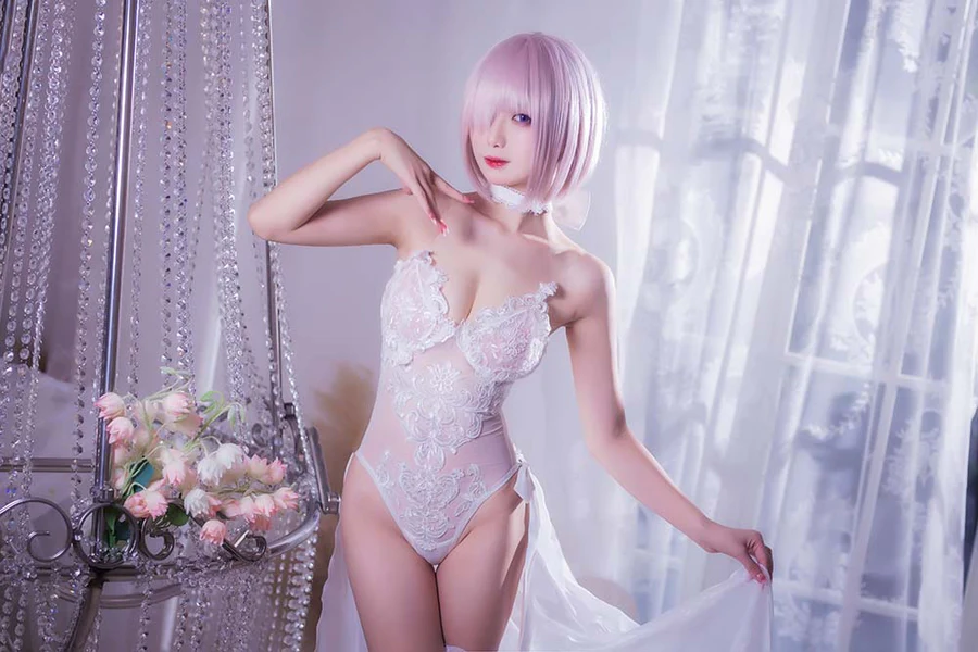 封疆疆v – 婚纱玛修 Cosplay-第1张