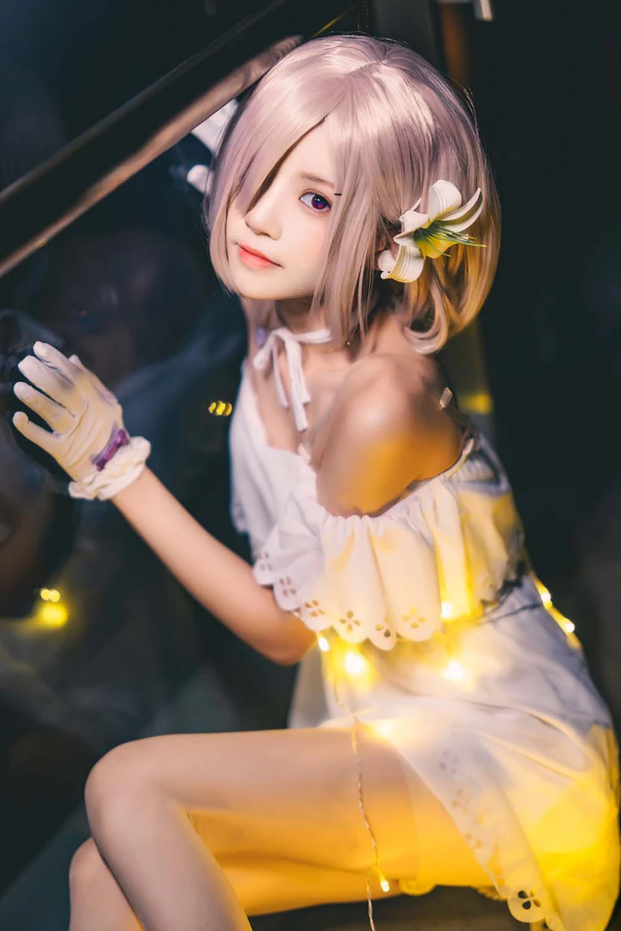 桜桃喵 – 玛修 Cosplay-第1张