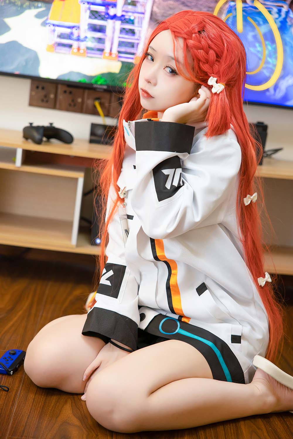 G44不会受伤 – 碧蓝档案 花岡柚子 Cosplay-第1张