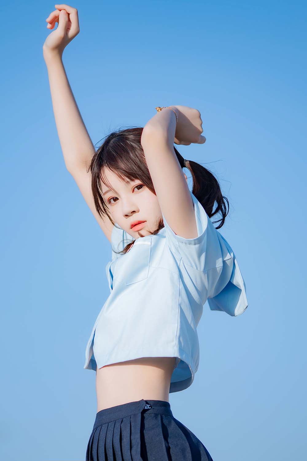 桜桃喵 – 蔚蓝 Cosplay-第1张