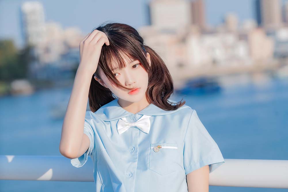 桜桃喵 – 蔚蓝 Cosplay-第2张