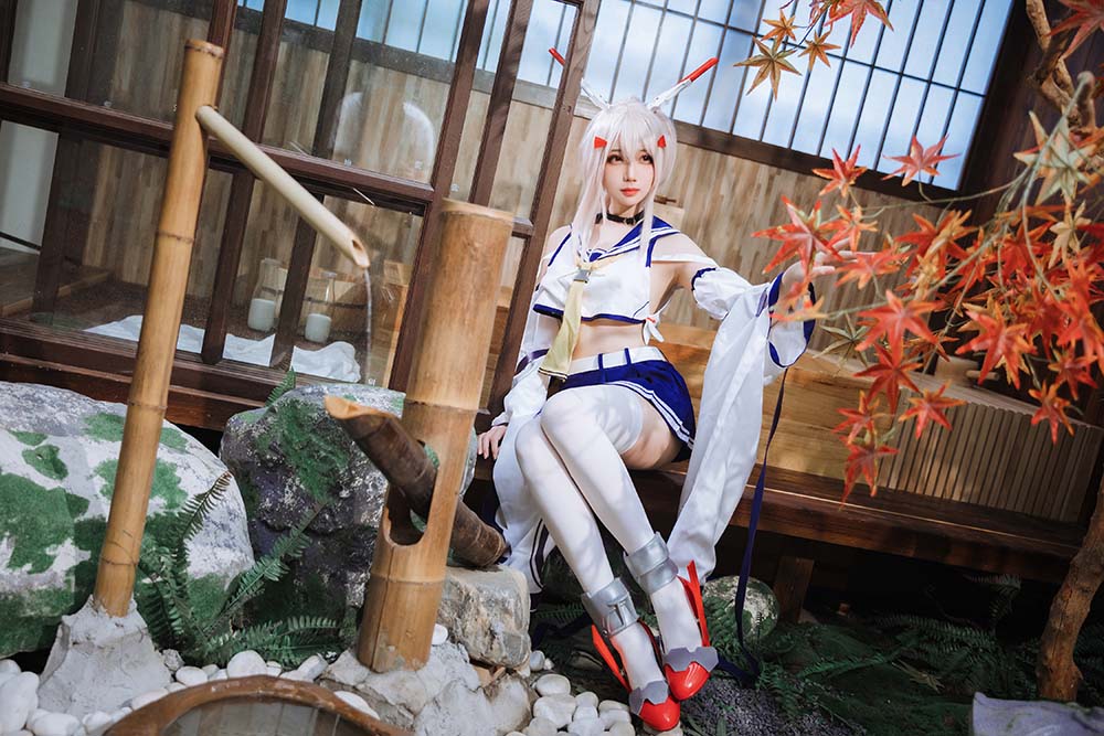 焖焖碳 – 绫波改 Cosplay-第1张