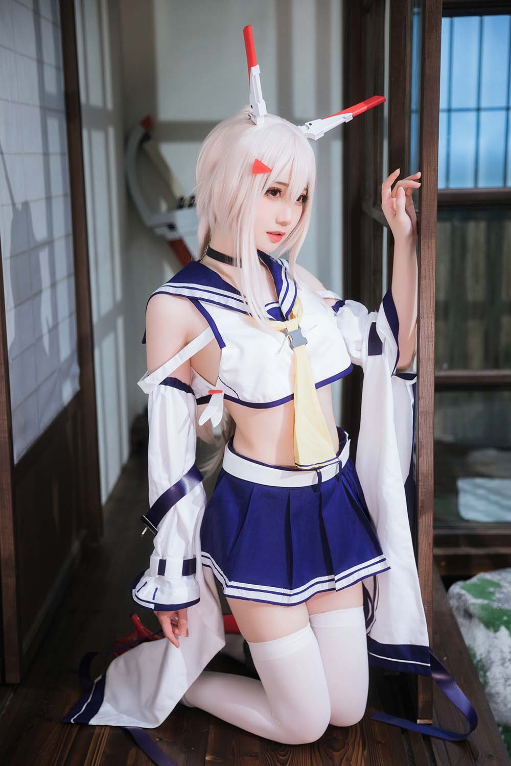 焖焖碳 – 绫波改 Cosplay-第2张