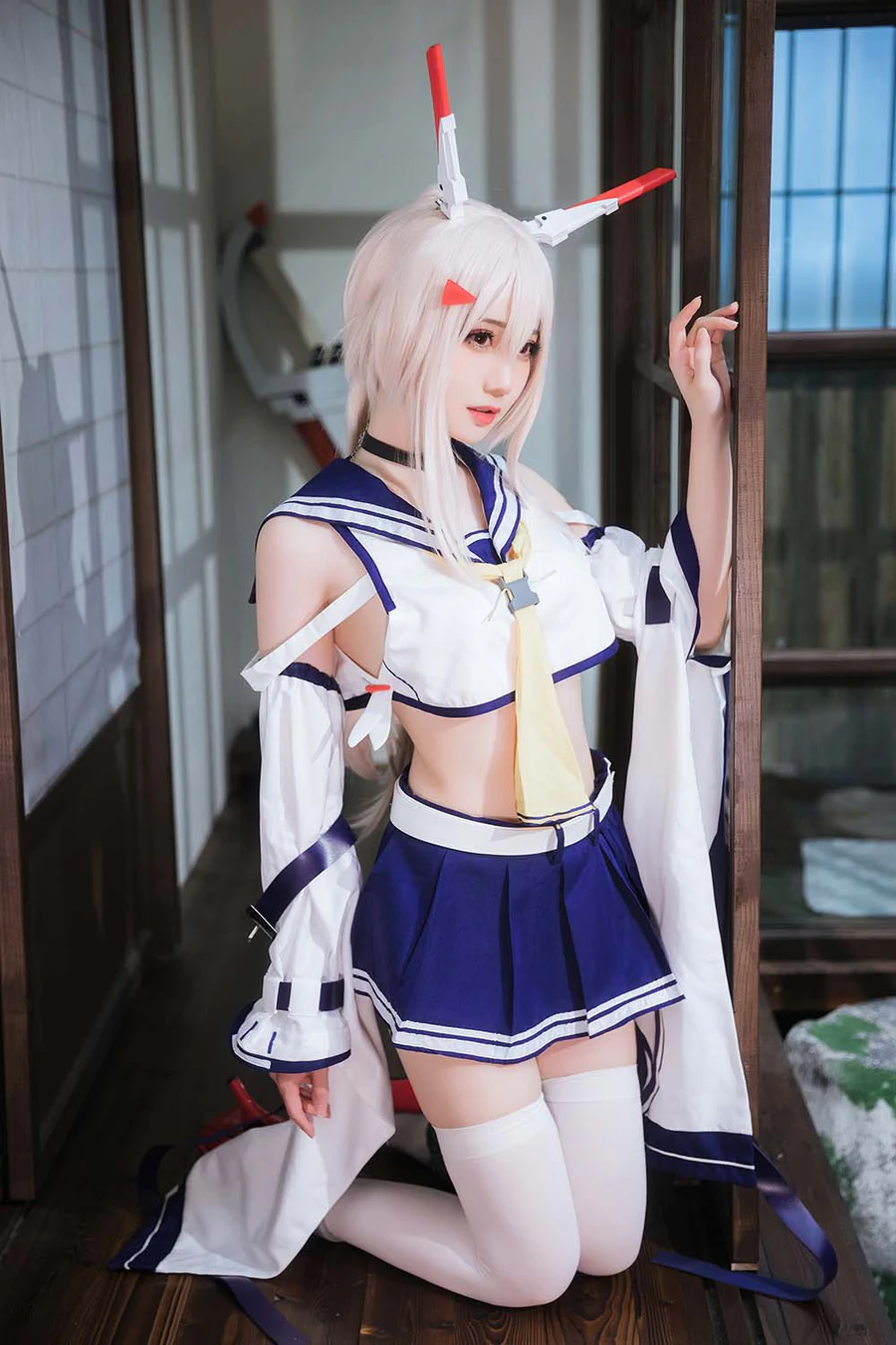 焖焖碳 – 绫波改 Cosplay-第2张