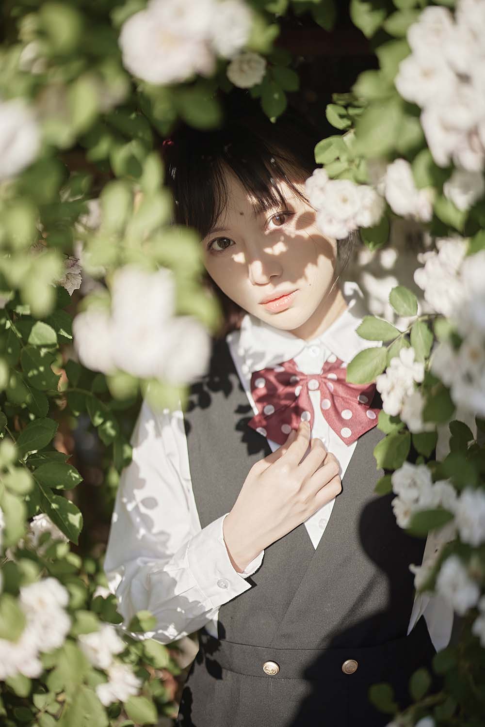 Shika小鹿鹿 – 蔷薇JK Cosplay-第1张