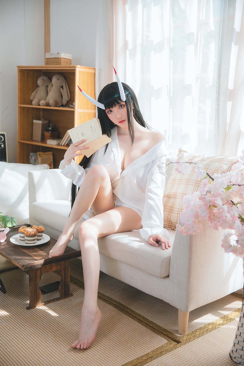 瓜希酱 – 能代衬衣 Cosplay-第1张