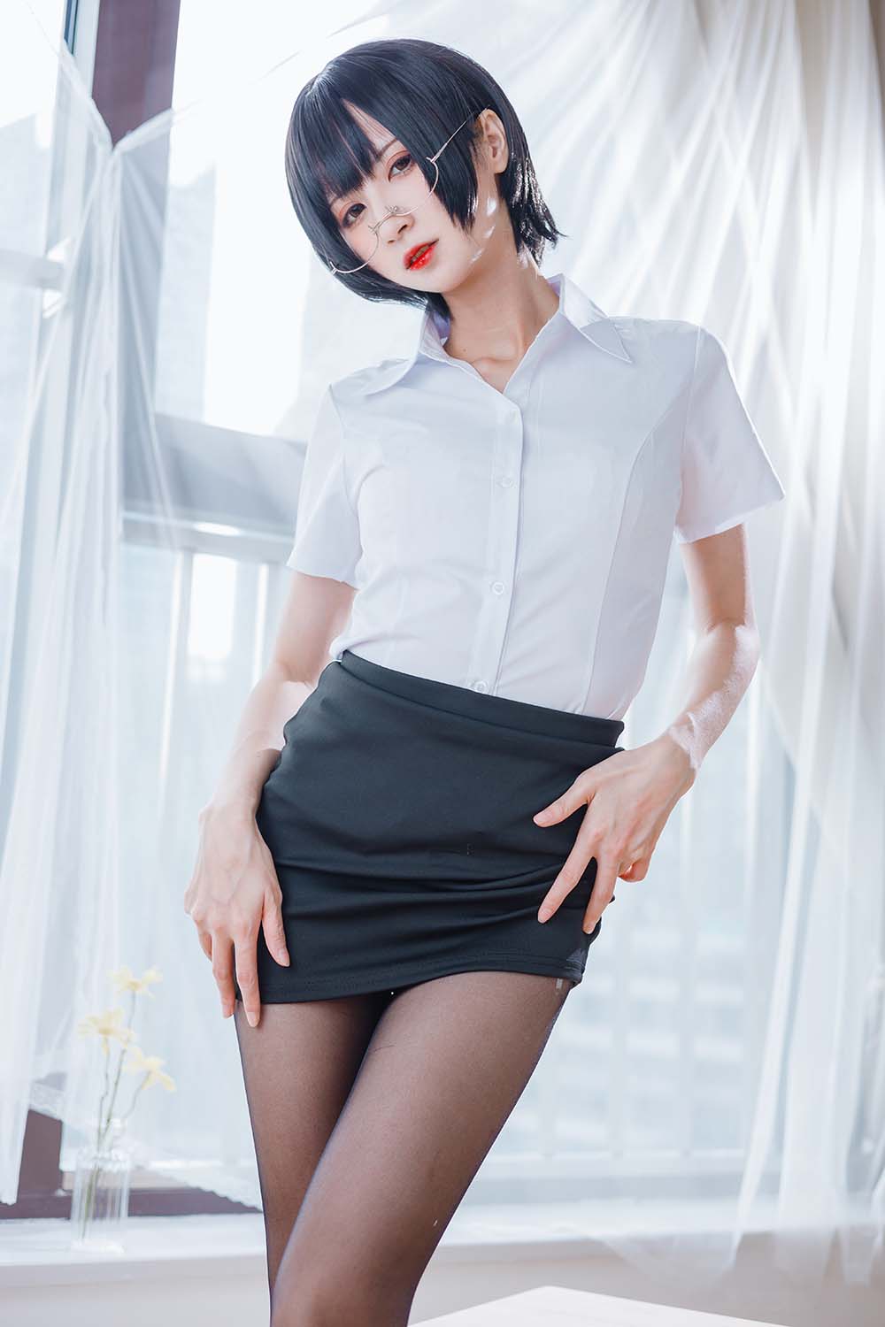 贝儿酱Miki – OL装 Cosplay-第2张