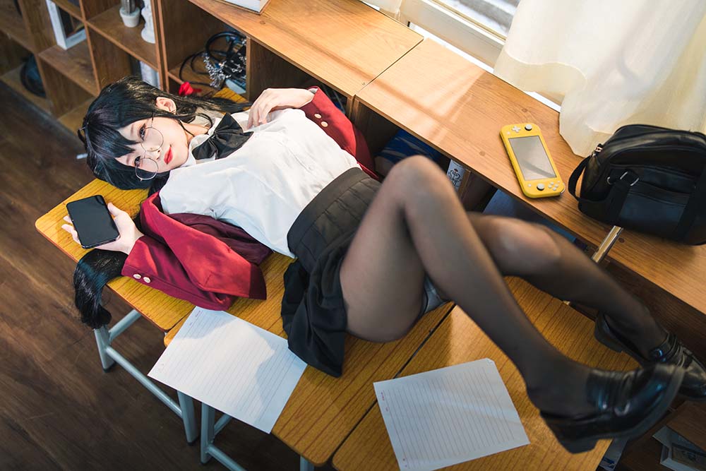 狐玖玖 – 碧蓝航线 大凤JK Cosplay-第1张