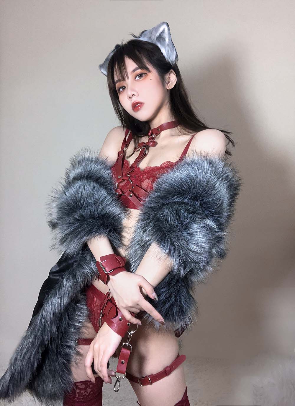 果咩酱w – 红太狼 Cosplay-第1张