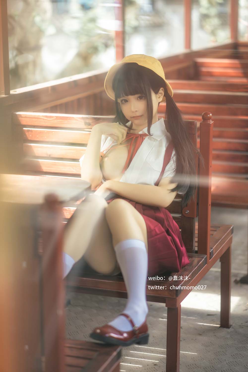 蠢沫沫 – 红火车 Cosplay-第1张