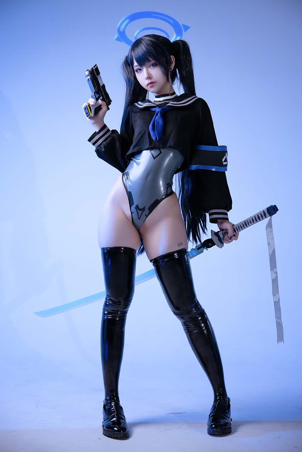G44不会受伤 – 碧蓝档案 猫塚响 Cosplay-第1张