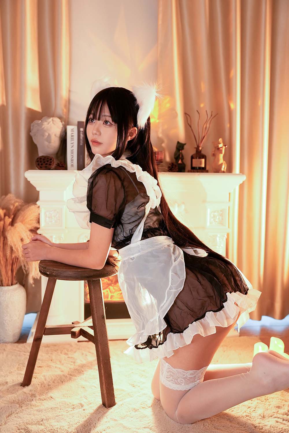 豪歌 – 透鸣女仆 Cosplay-第3张