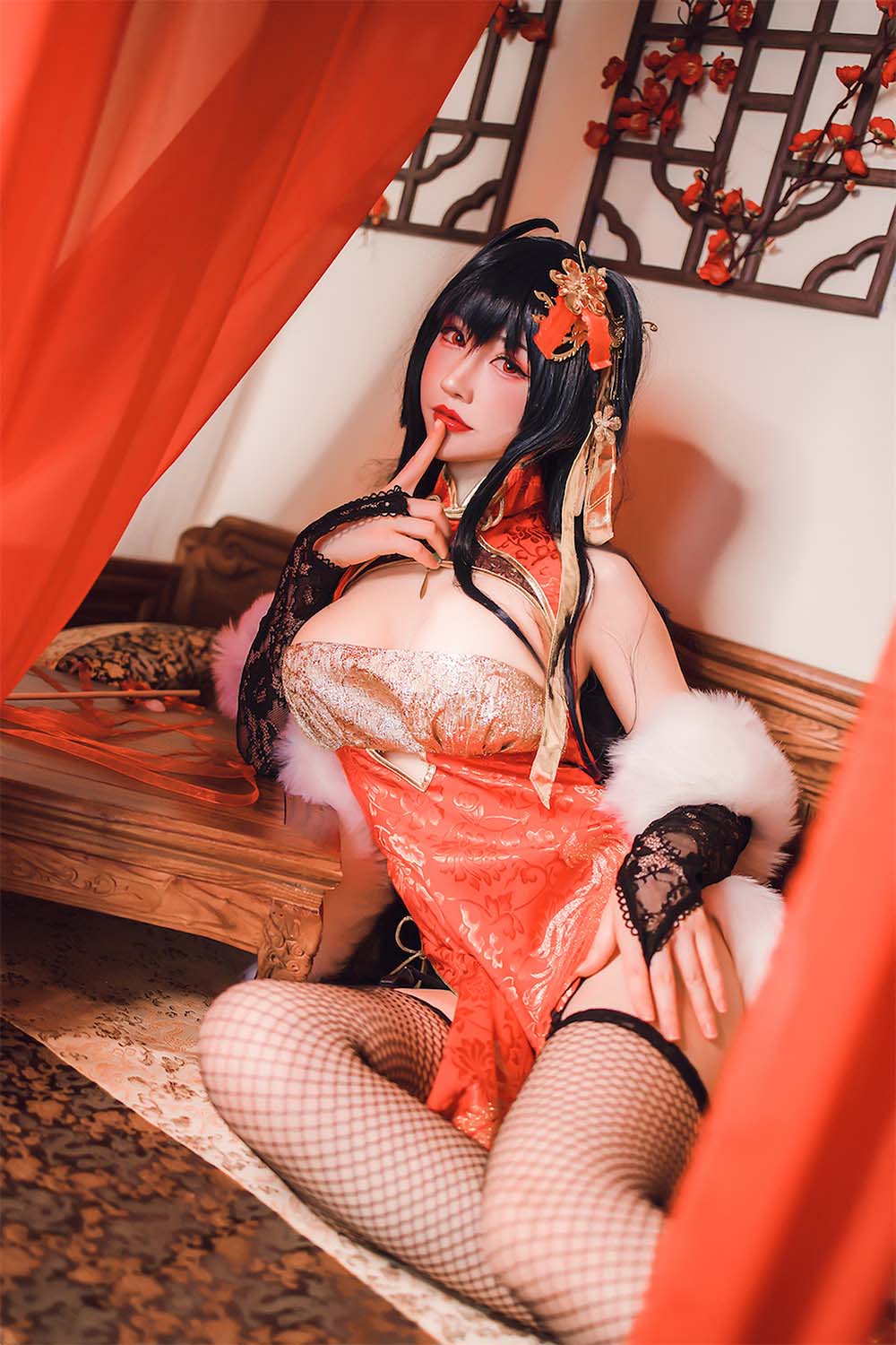 Coser衣衣 – 碧蓝航线 大凤旗袍 Cosplay-第2张