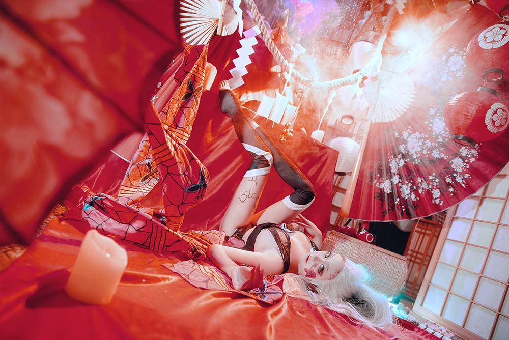 恩田直幸 – 堕姬 Cosplay-第2张