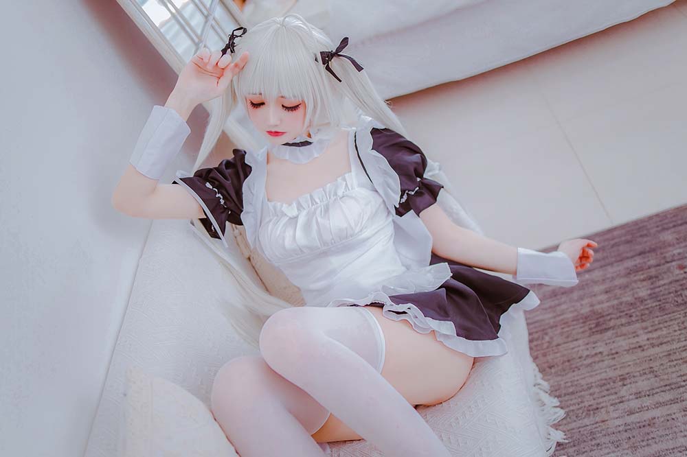 Coser衣衣 – 穹妹女仆 Cosplay-第2张