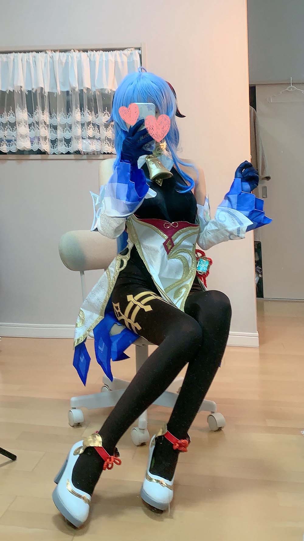 千阳(ちよ) – 甘雨对镜拍 Cosplay-第2张